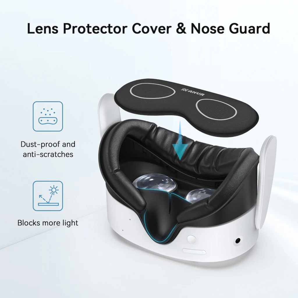 PU Leather Facial Interface for Quest 3S - Image 8